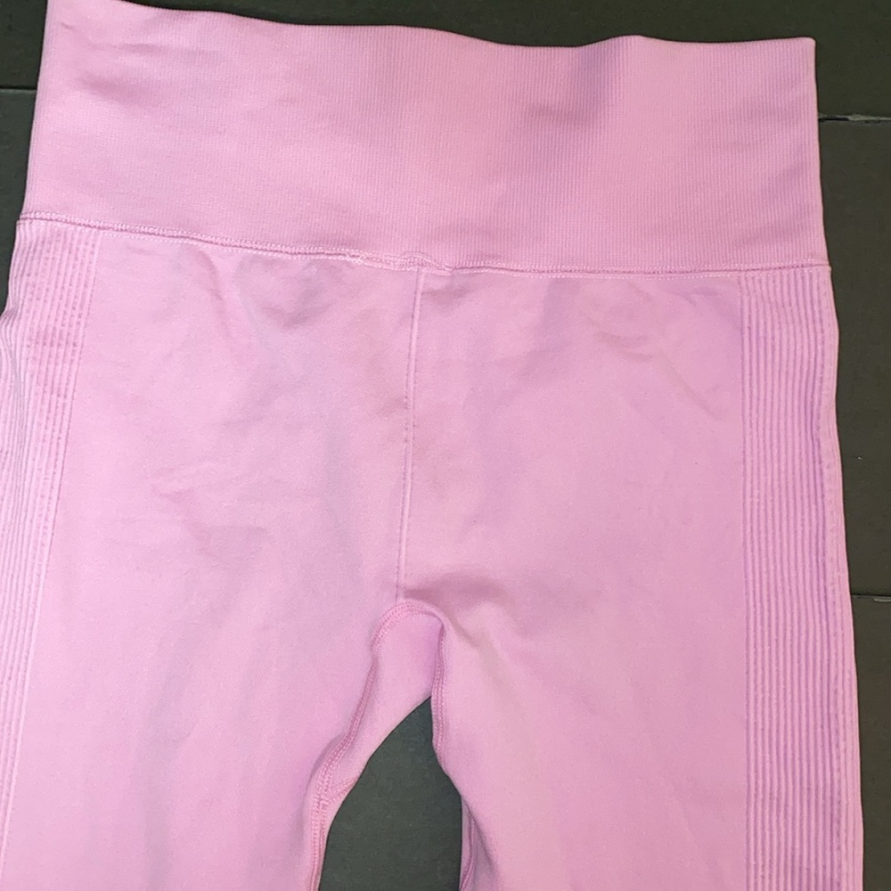 Forever 21 Medium Pink Leggings Yoga Pants - Picture 8 of 11
